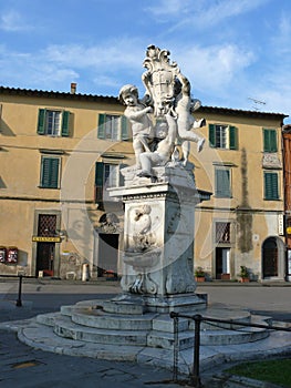 Statue in Square of Miracles, in Pisa