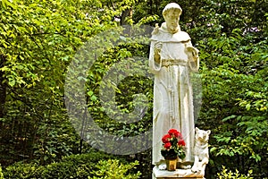 Statue of St. Francis photo