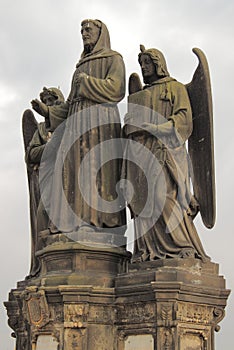 Statue of St. Francis Seraphic in Prague