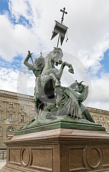 Statue of St George in Berlin