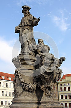 Statue of St. Ivo in Prague