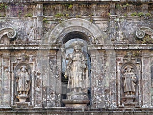 The statue of St James - Santiago de Compostela