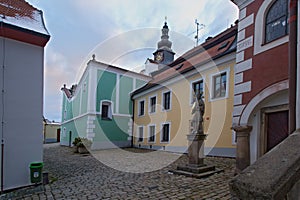 Statue of st. John of Nepomuk Pelhrimov, Czech rep.