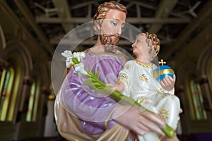 Statue of st Joseph photo