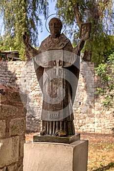 The statue of St. Nicholas in Demre, Turkey