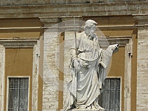 Statue of St. Paul, St. Peter's Basilica, Vatican photo