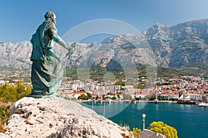 Statue of St. Peter in Makarska