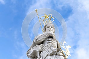 the statue of St. Ursula in Cologne