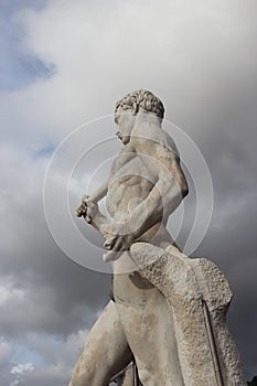 Statue at stadio dei marmi, Rome, Italy