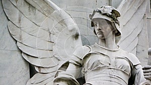 Statue of stone angel