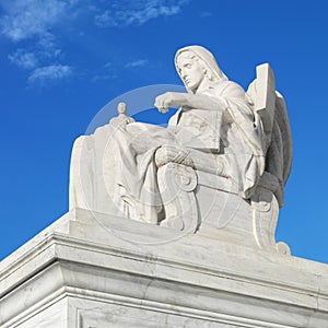 Statue at the Supreme Court