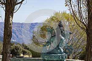 statue of tara  buddhist goddess photo