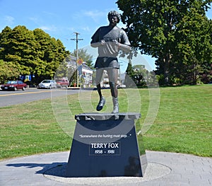 Statue of Terrance Stanley `Terry` Fox