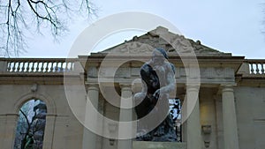 Statue of The Thinker in Philadelphia - street photography