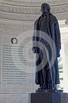 Statue of Thomas Jefferson in the Jefferson Memorial