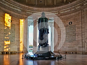 Statue of Thomas Jefferson in Jefferson Memorial