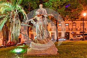 Statue to Jose Maria de Eca de Queiroz photo