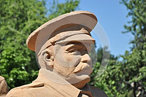 Statue to Stalin