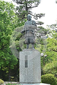 Statue of Tokugawa Ieyasu. Japan tourism.