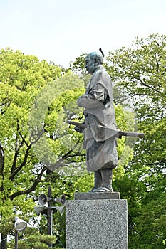 Statue of Tokugawa Ieyasu. Japan tourism.