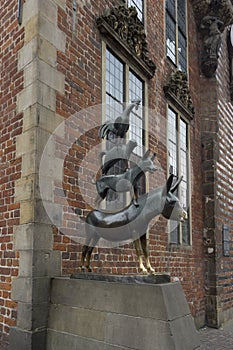 The Statue of Town Musicians in Bremen