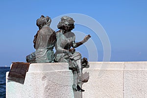 Statue in Trieste, Italy