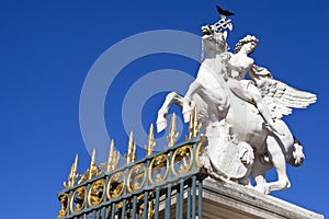 Statue in the Tuileries Garden in Paris