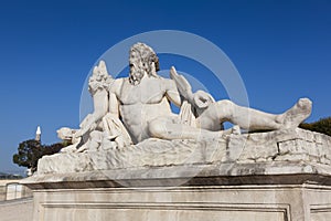 Statue in the Tuilleries, Paris photo