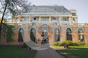 The statue of Turgenev in St.Petersburg, Russia