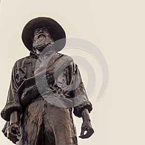 Statue of an unknown confederate soldier