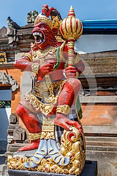Statue of Vaali (Vali, Bali), divine monkey (vanara), Bali, Indonesia