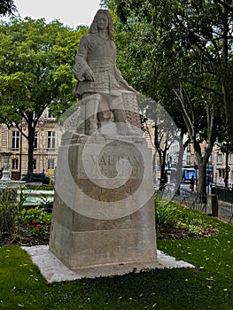 Statue of Vauban in Paris photo