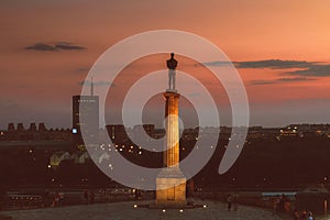 Statue of Victor, Belgrade, Serbia.