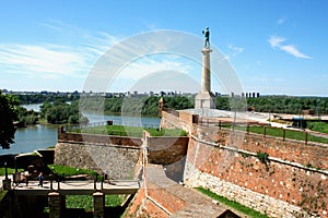 Statue of Victory - Kalemegdan fortress in Belgrade