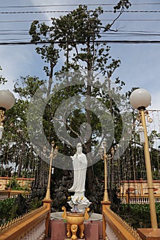 Statue in Vinh Trang Chua in Vietnam