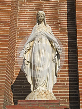 Statue of virgin mary