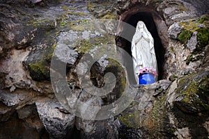 Statue Virgin Mary Religion Pray Faith