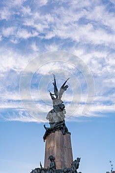 Statue in Vitoria Gasteiz photo