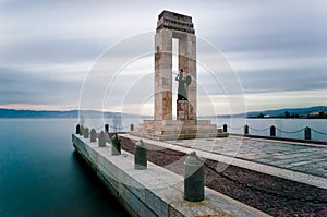 Statue of Vittorio Emanuele.