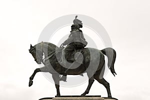 Statue Vittorio Emmanuele isolated photo