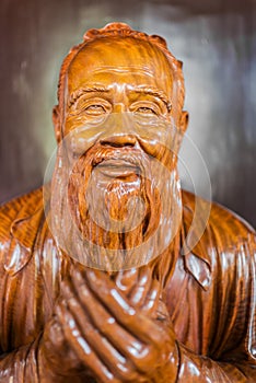 Statue Wen Miao confucius temple shanghai china