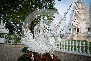 Statue white art Thailand