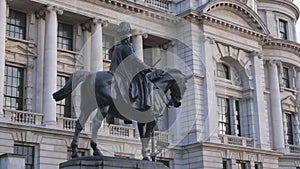 Statue at Whitehall London