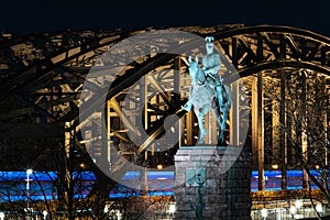 Statue of Wilhelm II in Cologne photo