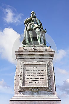 Statue of â€œWillem den Eersteâ€, founder of the Netherlands, The Hague, The Netherlands