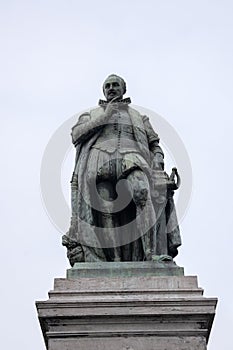 Statue Willem The First At The Hague The Netherlands 28-12-2019