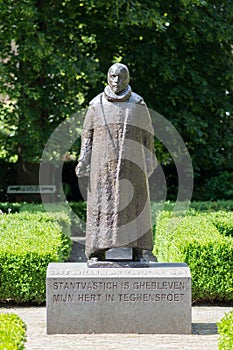 Statue of Willem van Oranje at Prinsenhof Delft