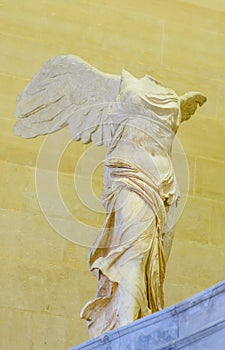 The statue of the winged Victory of Samothrace