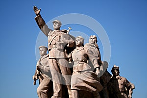 Estatua de trabajadores 