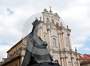 Statue of Wyszynski in Warsaw